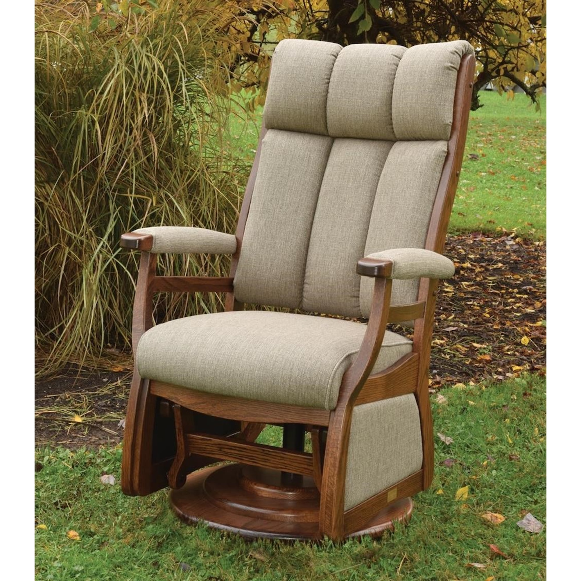 Buckeye Rockers Gliders PHSG41 Pairs Swivel Glider with Padded Arms